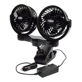 Roadpro Rpsc8572 Negro 10x7x12 Ventilador Dual De 12 Voltios