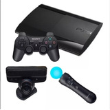 Sony Playstation 3 Super Slim 500gb  Con Mandos Y Cámara