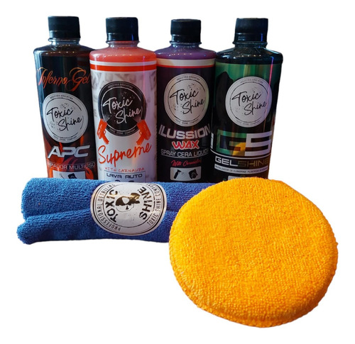 Toxic Shine Combo Lavado Para Autos Carnauba