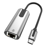 Adaptador Usb C Ethernet 1000mb Rj45 Nintendo Switch Vention