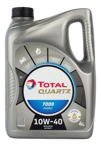 Total Quartz 7000 10w40 Nafta Diesel 4l Semisintetico Distry