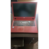Notebook Acer-core I3-2.3ghz-6g- Vermelho- Ssd240-8ram-novis
