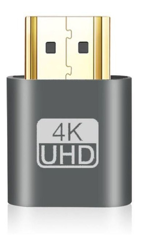 Adaptador Hdmi Minerador Dummy Plug Virtual Display 4k Vga