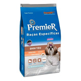 Alimento Premier Super Premium Raças Específicas Shih Tzu Para Cão Adulto De Raça Pequena Sabor Salmão Em Sacola De 2.5kg