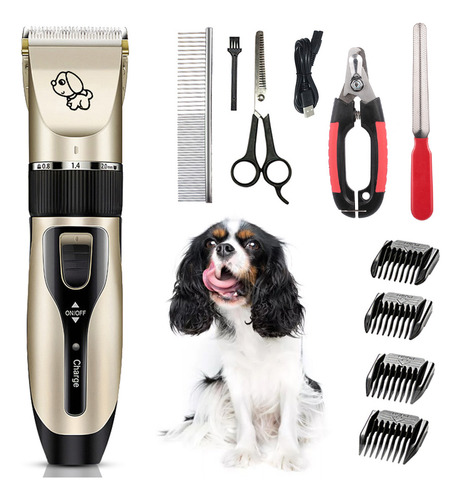 Kit De Aseo Para Perros.gatos Clipper.recargable Usb, Mo