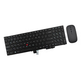 Para Thinkpad E555 Us English Keyboard + Mini Recarga Mouse