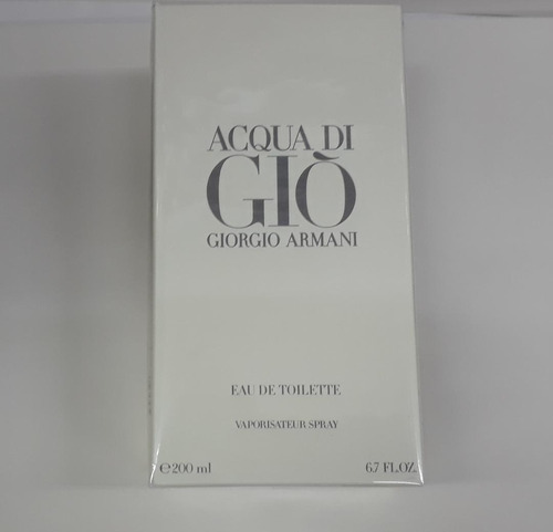 Perfume Acqua Di Gio Giorgio Armani X 200ml Original