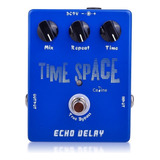 Caline Pedal De Guitarra De Efecto Retardado Time Space Ech. Color Azul Profundo