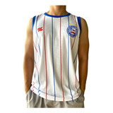 Camisa Bahia Regata Machão Branca Oficial Esquadrão