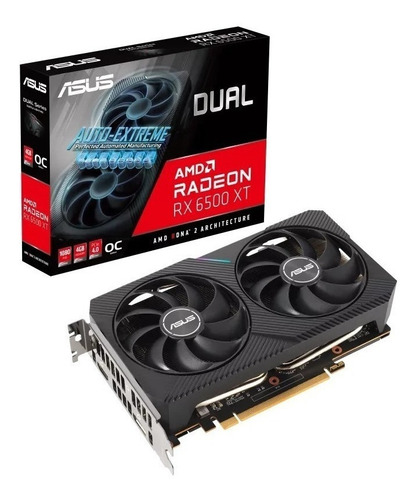 Placa De Video Amd Asus Dual Radeon Rx 6500 Xt Oc Ed 4gb