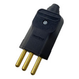 Adaptador Plugue Macho Pino 20a 2p+t Para Extensão Preto 