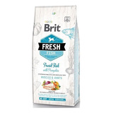 Brit Fresh Pescado Y Calabaza Perro Raza Grande 12kg. Np