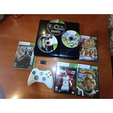 Consola Xbox 360 Slim + 1 Control Inalámbrico + 20 Juegos