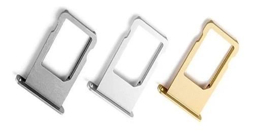 Bandeja iPhone 6 Porta Nano Sim Para Gold Silver Grey
