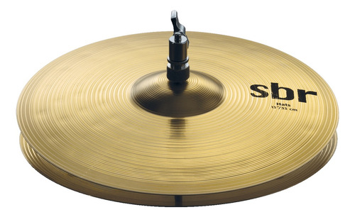 Platillo Sabian Sbr Pareja De Hi Hat 14 Brillante Grey Music