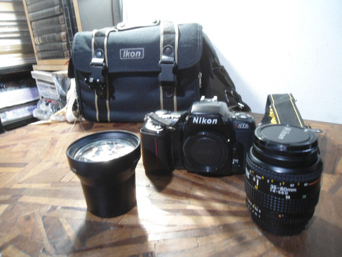 Câmera Fotográfica Nikon N6006 + Lente 35-80mm + Acessorios