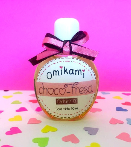 Perfume Oil Omikami Chocolate Con Fresa 30 Ml