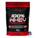 100% Whey Protein Fusion 900g Proteina Concentrada Sabor Chocolate Branco