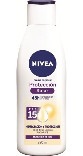 Nivea Crema Corporal Protección Solar Fps15 220ml