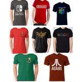 Lote De 8 Playeras Gamer Nintendo Zelda Envio Gratis Unisex