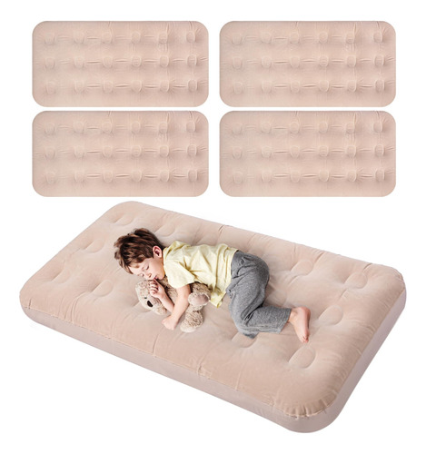 Geetery 4 Piezas De Cama Inflable Para Ninos, Plegable, Como