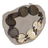 Pulsera Hecha Con 8 Monedas De 5 Centavos Argentina