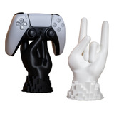 Suporte Para Controle Ps5 / Xbox - Mão Hand Rock And Roll