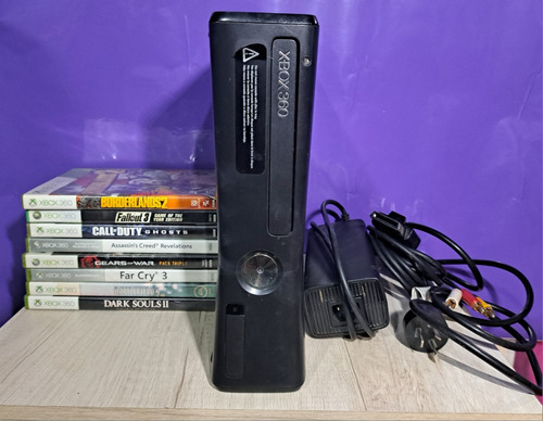 Xbox 360 Slim Con 8 Juegos Originales