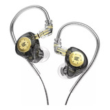 Fone De Ouvido Kz Edx Pro In Ear Retorno De Palco Cor Preto