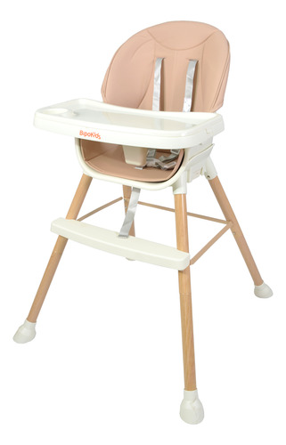 Silla De Comer Bebe Multifuncion Lavable Altura Bipokids