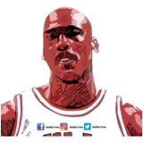 Michael Jordan Chicago Bulls Poster Con Realidad Aumentada