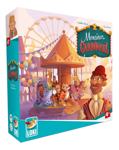 Juego De Mesa - Monsieur Carrousel - Aldea Juegos