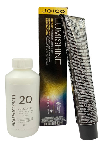 Tinte Para Cabello Joico Lumishine Con Peroxido Decolorante