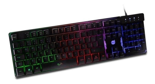 Teclado Rapid Fire Revolution Dazz Cor De Teclado Preto Idioma Português Brasil