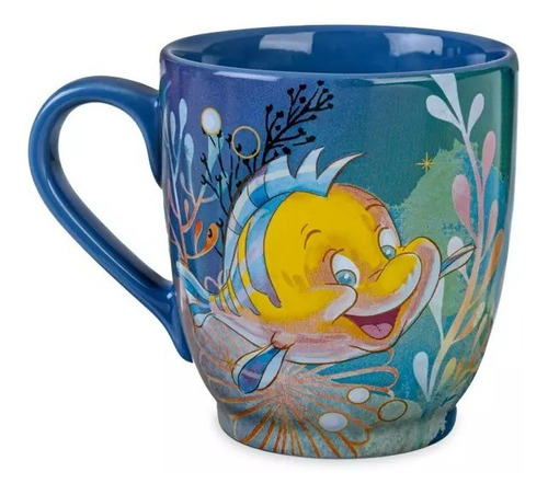 Disney Store Taza De Cerámica Sebastian Y Flounder 538 Ml 