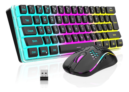 Redthunder Combo De Teclado Y Mouse Para Juegos 60% Inalmbri