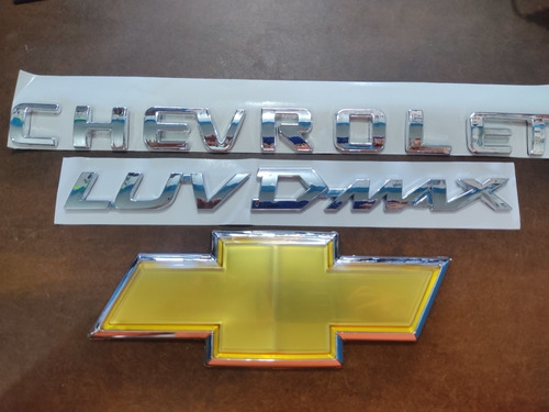 Kit Emblema Chevrolet Luv Dmax 2010 2011 2012 2013 2014 Dor Foto 4