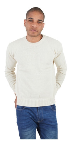 Pullover Buzo Hombre Cuello Redondo Hilado Exclente Calidad