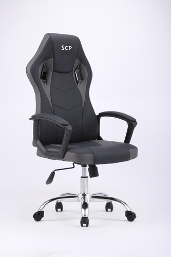 Silla Gamer Escritorio Pc Sillón Ergonómico Acero Scp Cuota