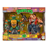 Michaelangelo Vs Beebop Set Tortugas Ninjas Tmnt Nickelodeon