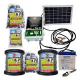 Cerco Electrico Ganadero Kit Solar (10 Km) +2 Km De Alambre
