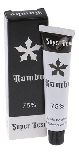 Rambo Crema Tatuaje Microbading Sin Dolor 75% Extra Potente