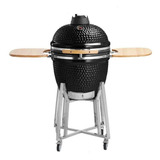 Kamado Grill 21 Cm  Altura 55 Cm Parrilla M Carbon + Funda