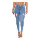 Jeans Mara Color Celeste- 100% Colombiano (push Up).