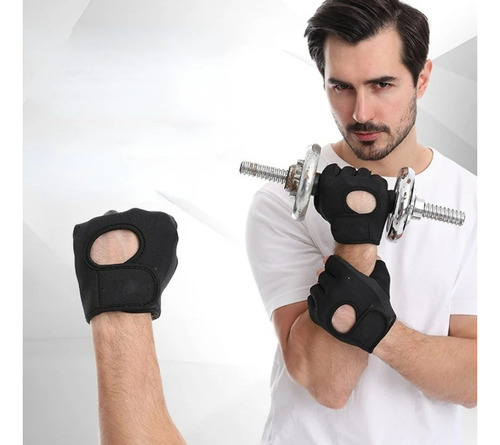 2 Pares De Guantes Deportivos Amortiguadores De Medio Dedo