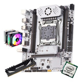 Kit Gamer Placa Mãe Q-d4 X99 White Xeon E5 2660 V4 16gb