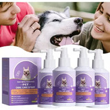 4. Spray Bucal Eliminador De Sarro Para Perros Y Gatos, Para