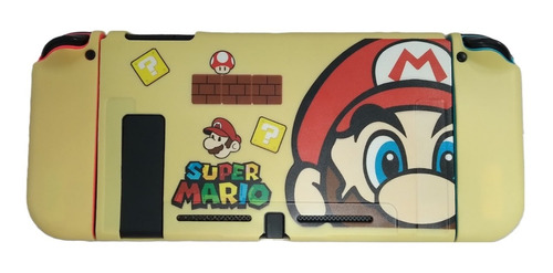 Capa Case Protetor Console Nintendo Switch Brinde Par Grips 