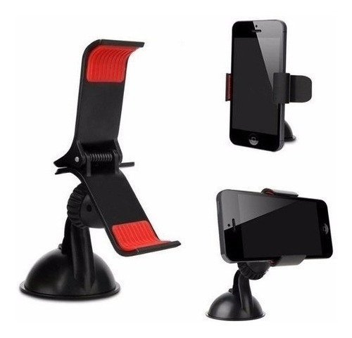 Soporte Ventosa Auto Universal Gps Celular Pinzas Parabrisas