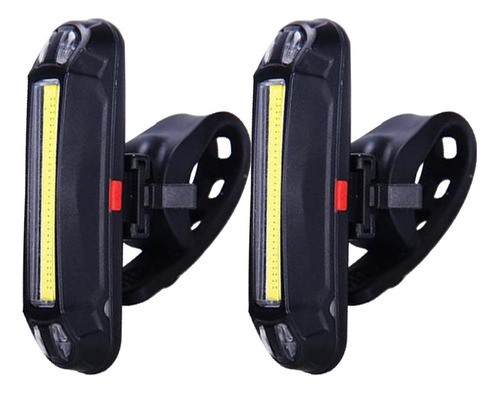 2x Lanterna Traseira Farol Led Luz Iluminação Bike Bicicleta